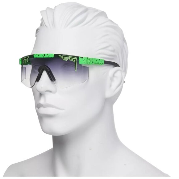 Pit Viper Boomslang Sunglasses Faded Lens Blocks 100% UVA & UVB Beach Sports NWT - Picture 2 of 8